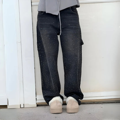 Stella – Glitter Washed Wide-Leg Jeans
