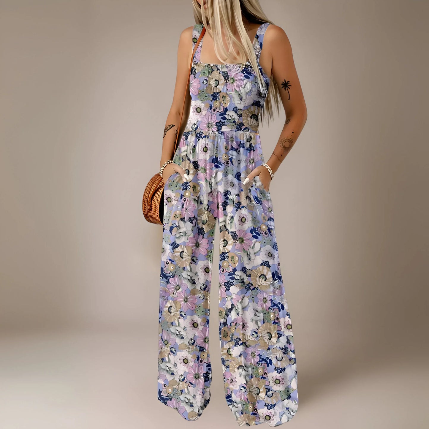 Manon – Flared Floral Muse Jumpsuit