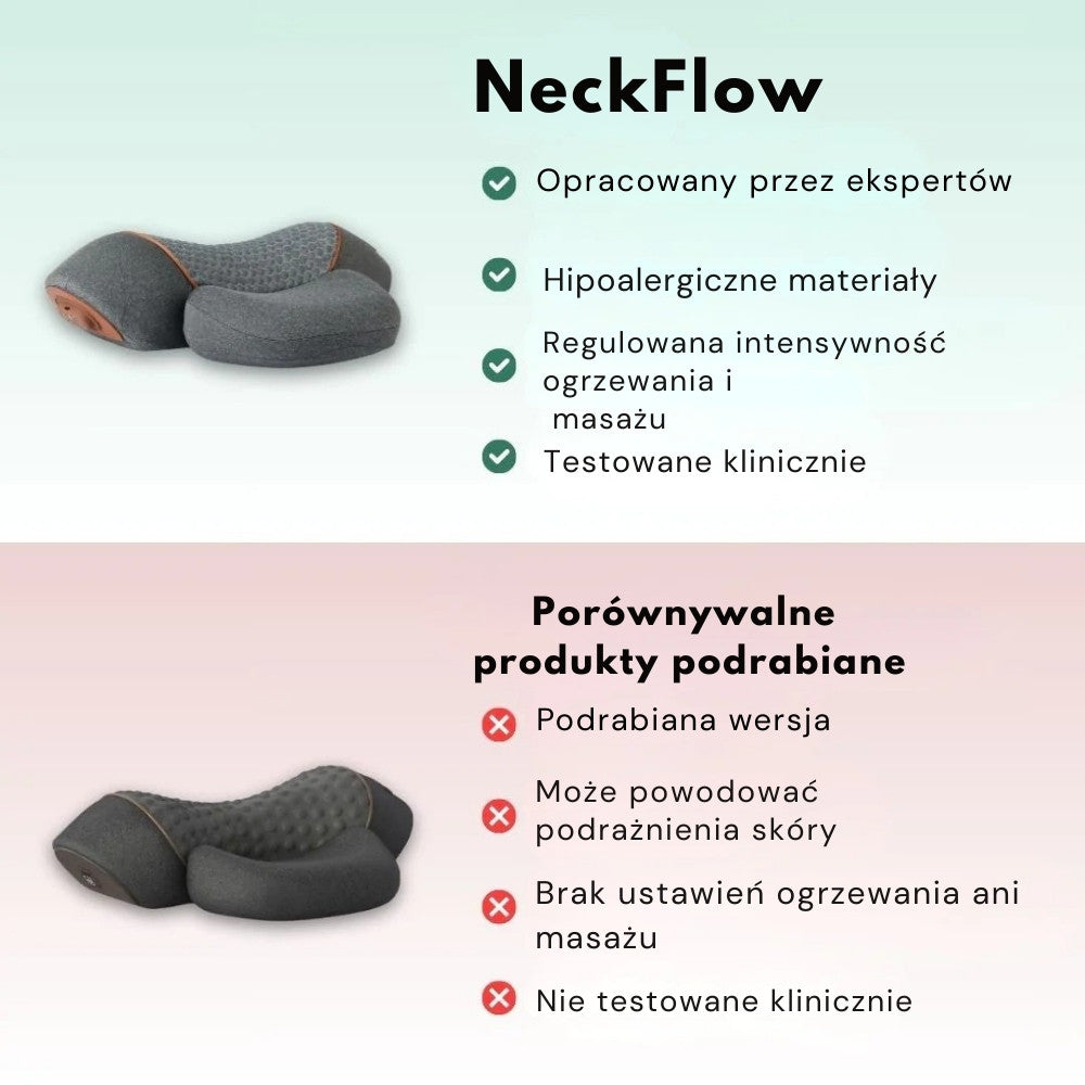 NeckFlow Masażer szyi 3 w 1 