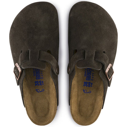 UrbanWalk™ Classic Zamszowe klapki z miękką wkładką