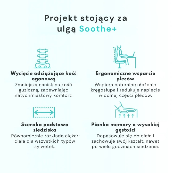 Poduszka Soothe+ na siedzenie