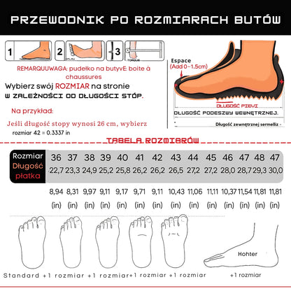 Ortho Balance - Chaussures de marche ortopédiques przeciw obrzękom