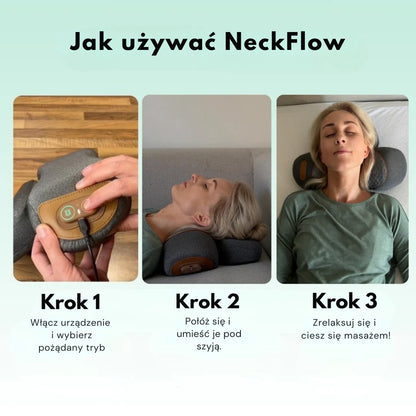 NeckFlow Masażer szyi 3 w 1 