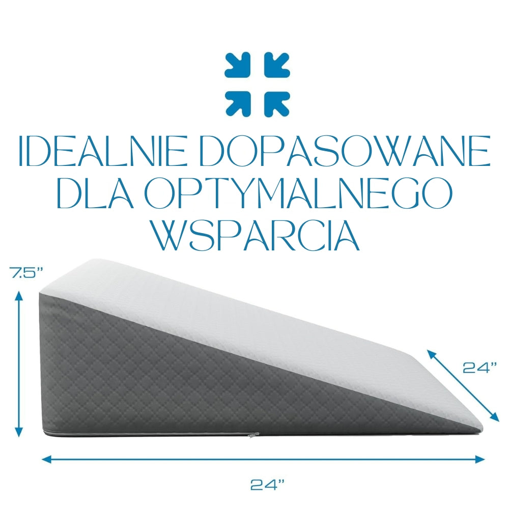 SpineEase™ Poduszka klinowa łagodząca refluks żołądkowy i ból