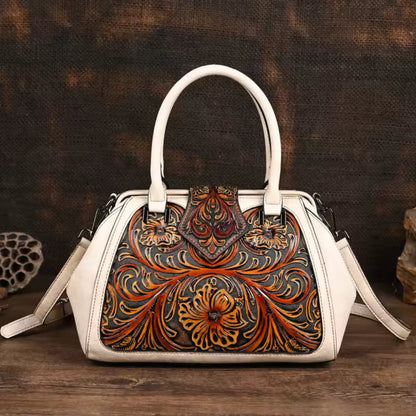 Anna – Hand carved leather handbag (Limited Edition)