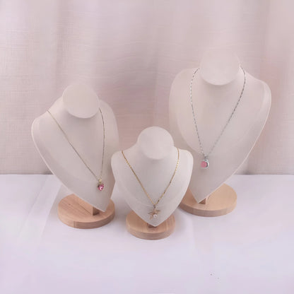 Celestine – Velvet Necklace Display Stand Set