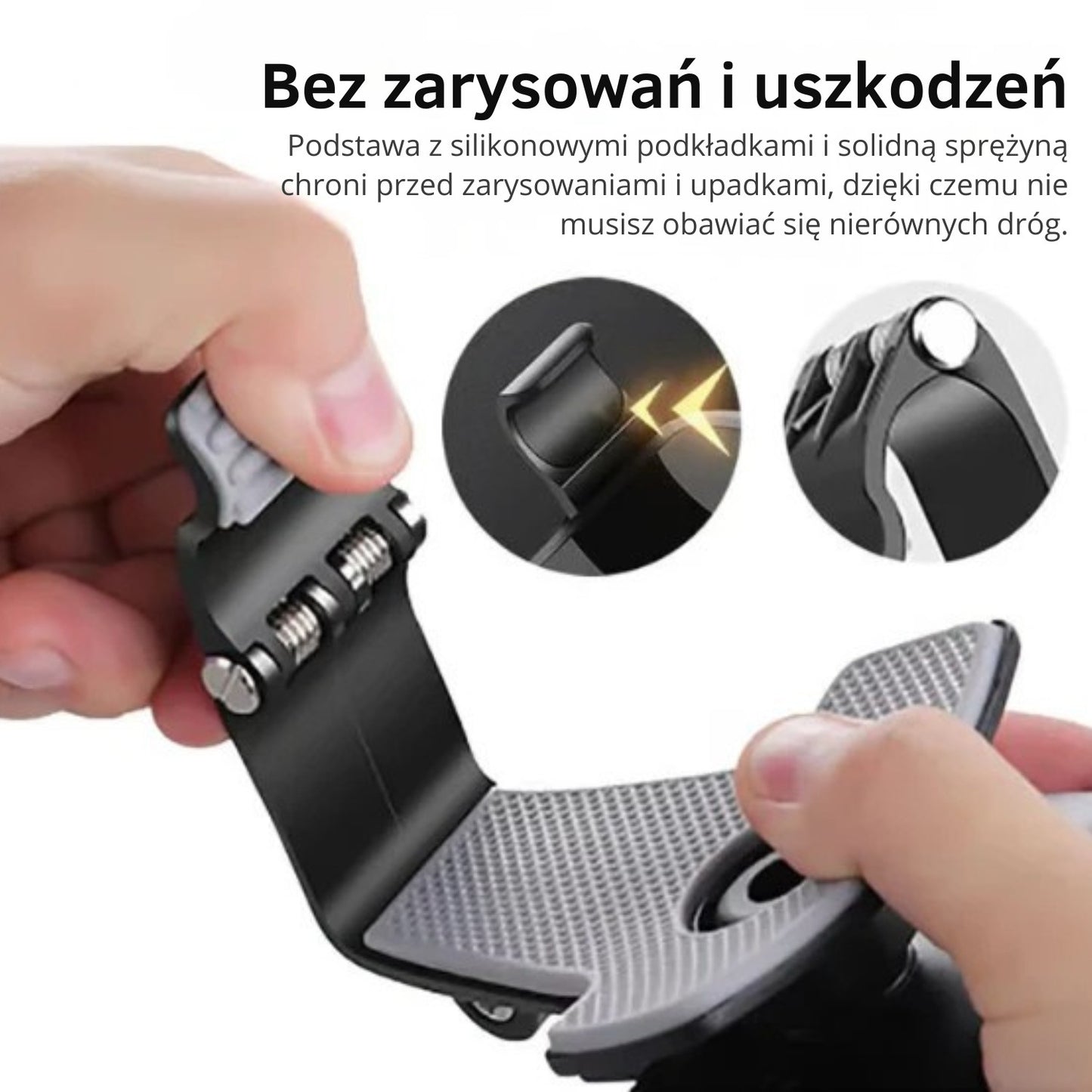 Samochodowy uchwyt na telefon obrotowy o 360 stopniach