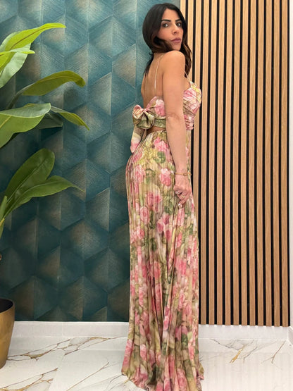 Andaza - Elegance Floral Dress - One Size, Universal Grace