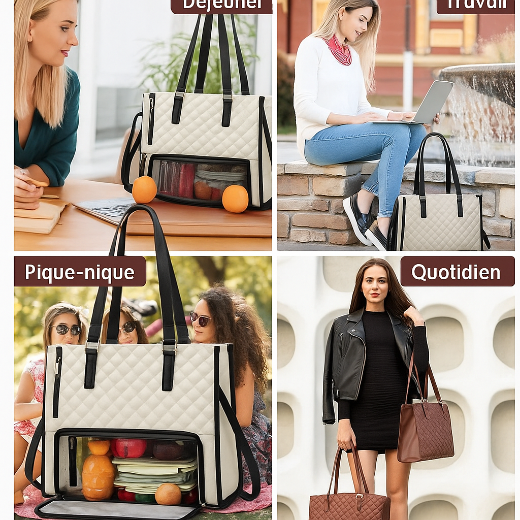 2-in-1 Tote Bag with FREE WALLET