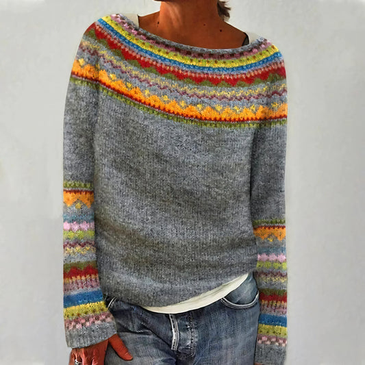 Johannah – Retro svetr s nadčasovým stylem