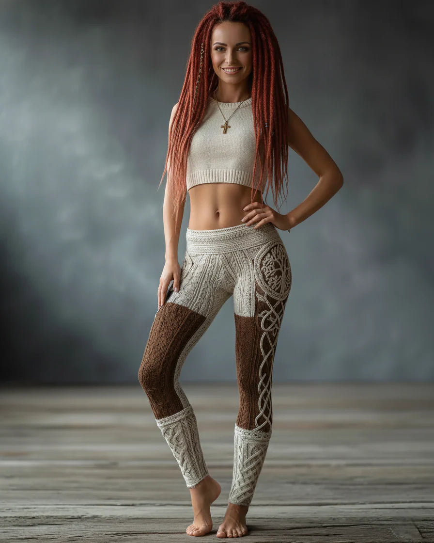 Legginsy Premium Celtyckie Drzewo Życia