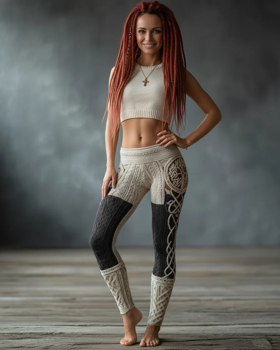 Legginsy Premium Celtyckie Drzewo Życia