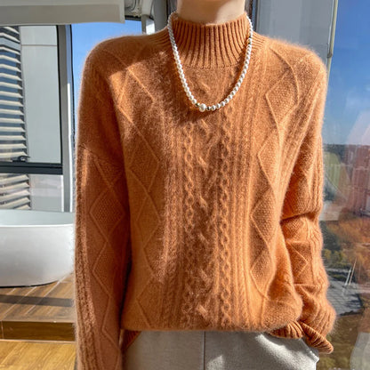 Capucine - Cashmere Wool Turtleneck Sweater