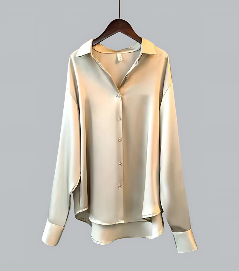 Amory - Elegancka bluzka z satyny jedwabnej
