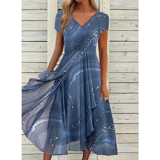Berry - Midi dress with a sweetheart neckline